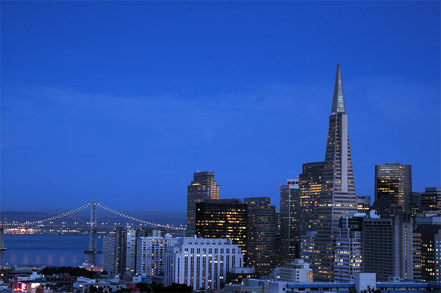San Francisco at twilight