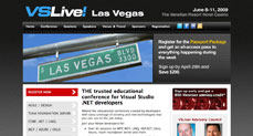 VSLive! 2009 -  Web design and build